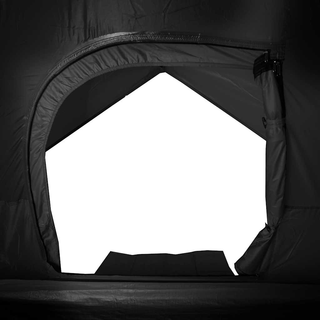 vidaXL Kuppel-Campingzelt 4 Personen Weiß Dunkel Wasserdicht