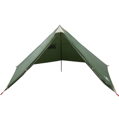 vidaXL Tipi-Familienzelt 7 Personen Grün Wasserdicht