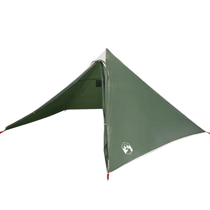 vidaXL Tipi-Familienzelt 7 Personen Grün Wasserdicht