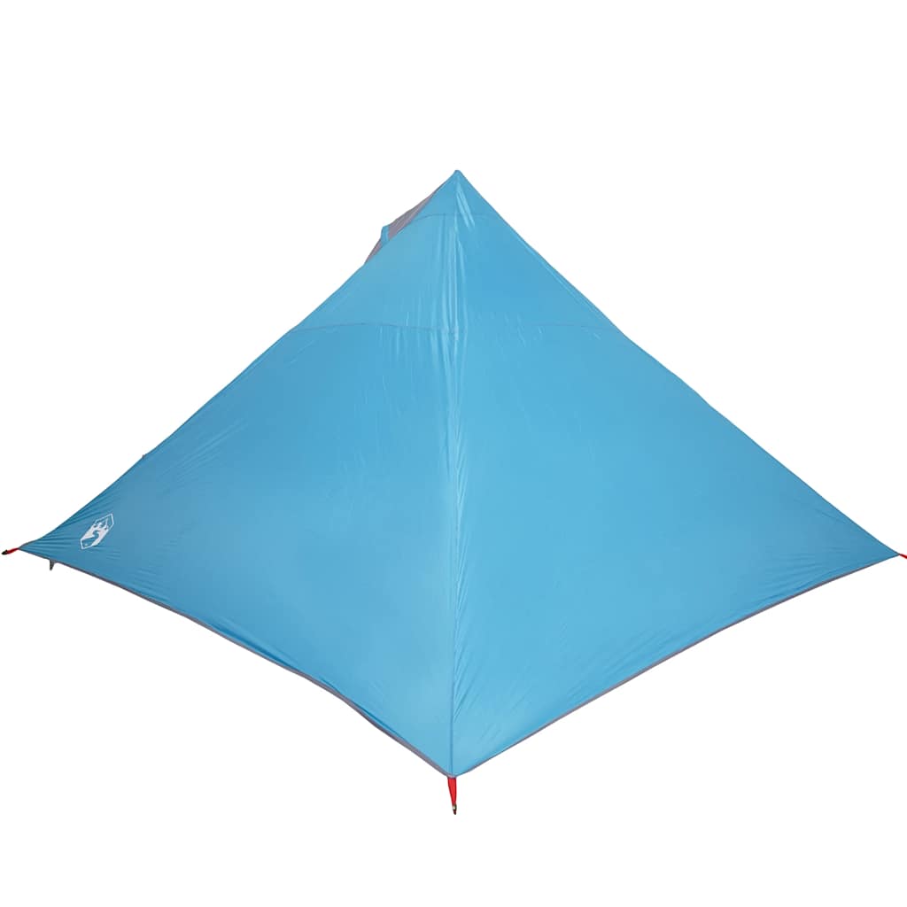 vidaXL Tipi-Familienzelt 7 Personen Blau Wasserdicht