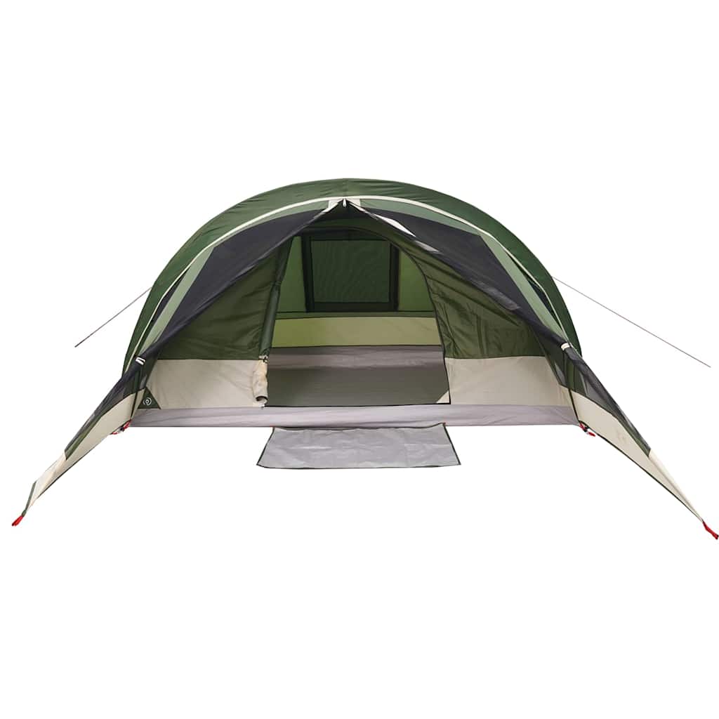 vidaXL Campingzelt 4 Personen Grün Wasserdicht