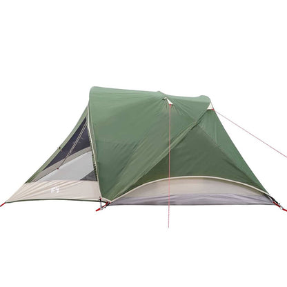 vidaXL Campingzelt 4 Personen Grün Wasserdicht