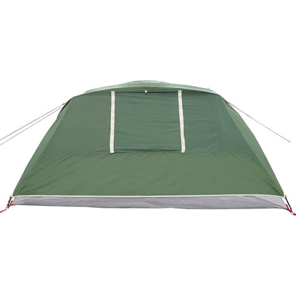 vidaXL Campingzelt 4 Personen Grün Wasserdicht
