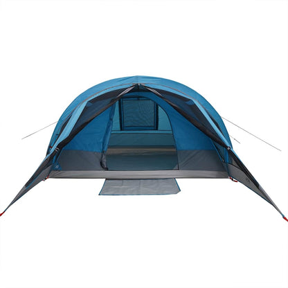 vidaXL Campingzelt 4 Personen Blau Wasserdicht