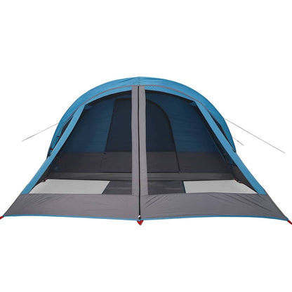 vidaXL Campingzelt 4 Personen Blau Wasserdicht