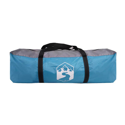 vidaXL Campingzelt 4 Personen Blau Wasserdicht