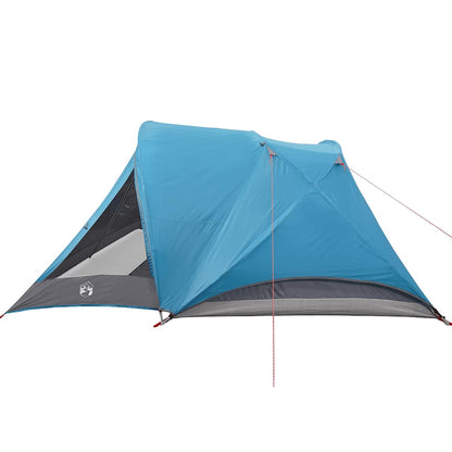 vidaXL Campingzelt 4 Personen Blau Wasserdicht