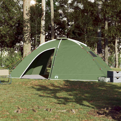 vidaXL Campingzelt 8 Personen Grün Wasserdicht