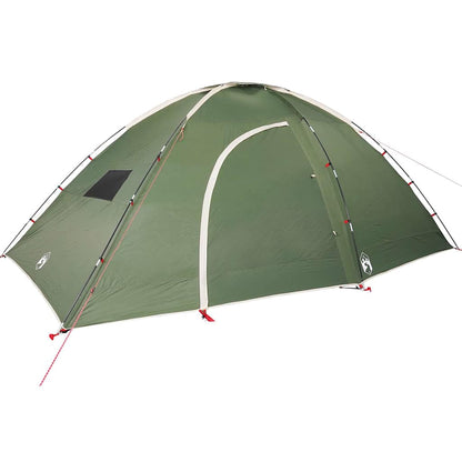 vidaXL Campingzelt 8 Personen Grün Wasserdicht