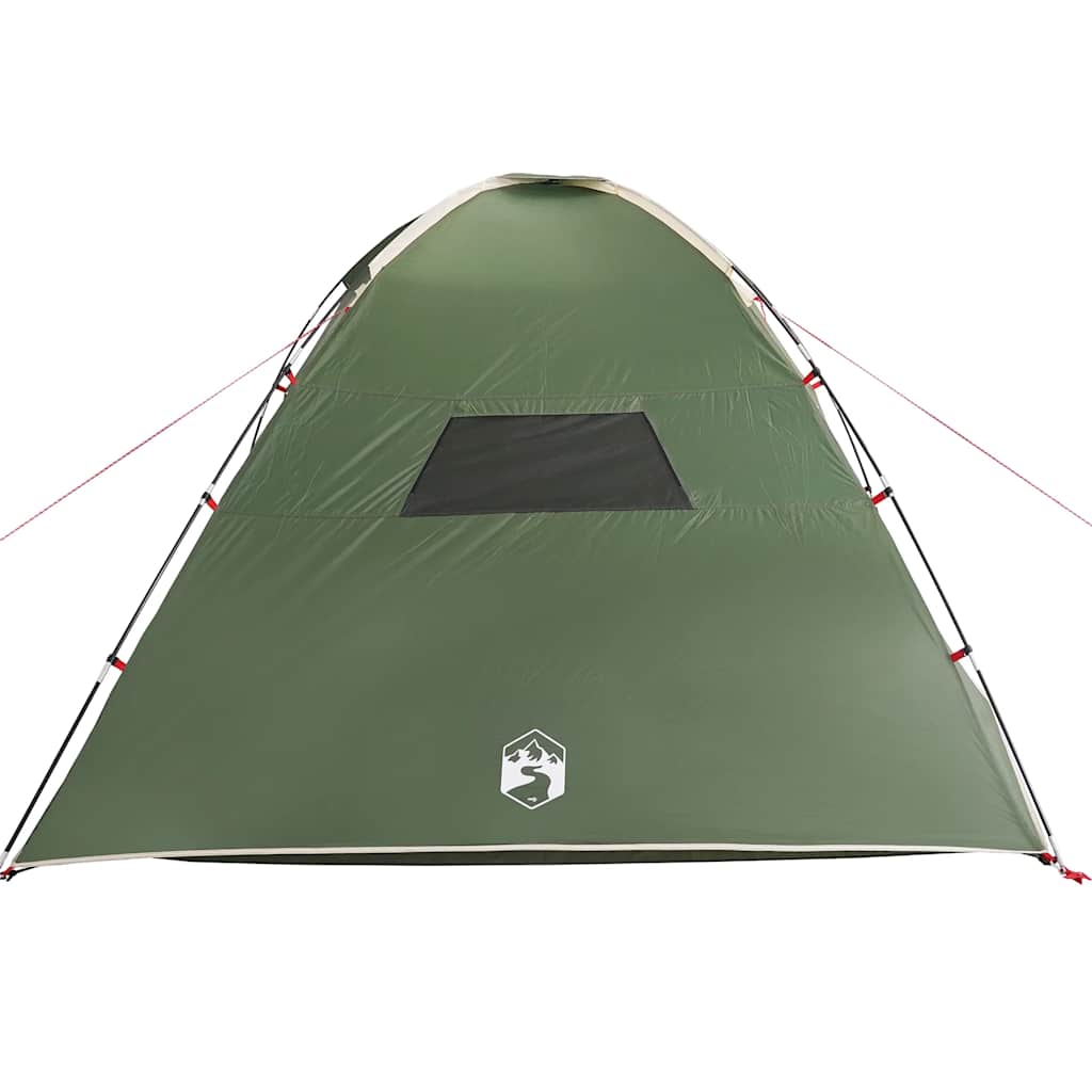 vidaXL Campingzelt 8 Personen Grün Wasserdicht