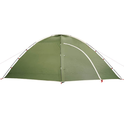vidaXL Campingzelt 8 Personen Grün Wasserdicht