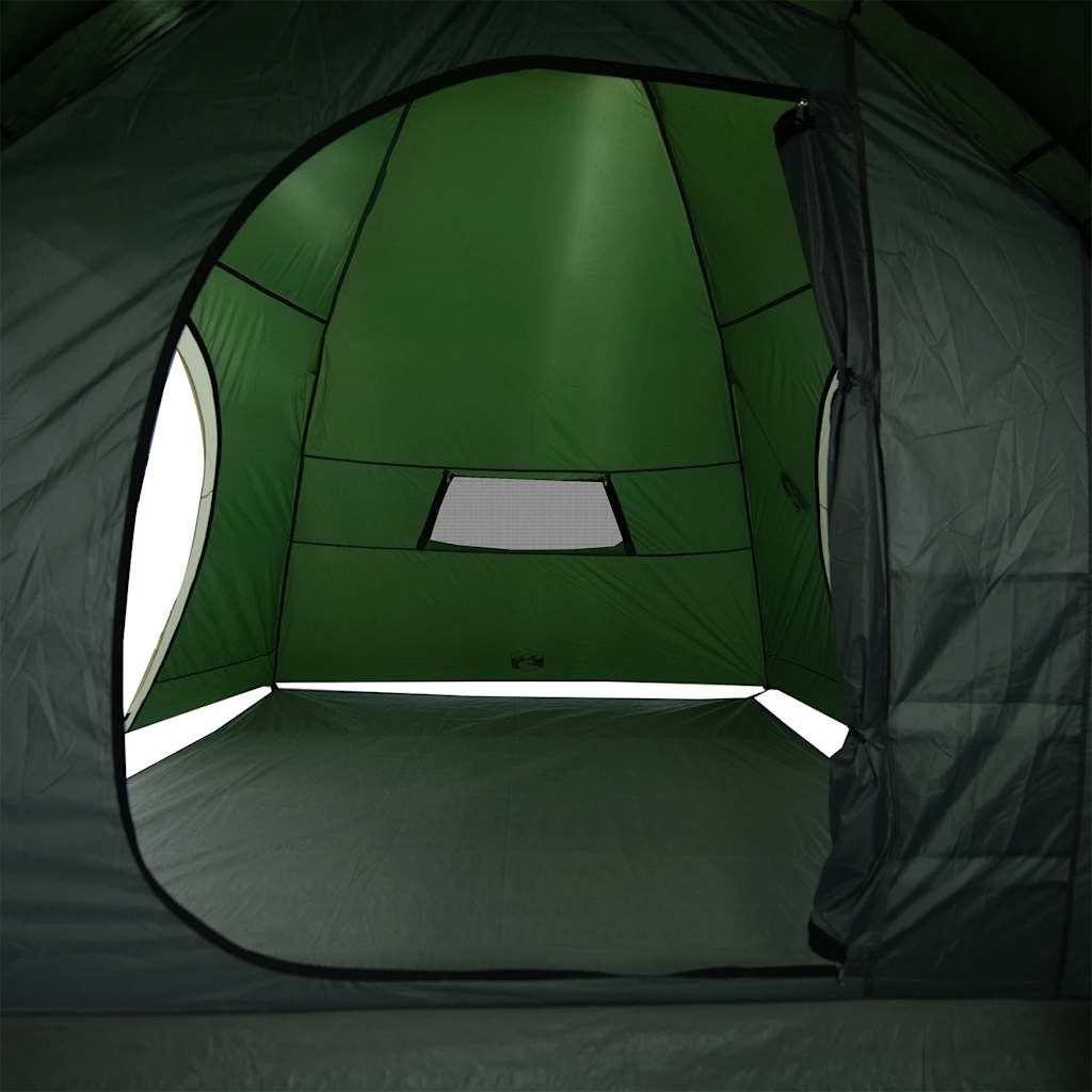 vidaXL Campingzelt 8 Personen Grün Wasserdicht
