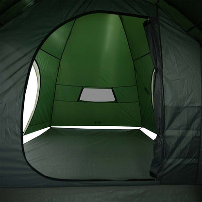 vidaXL Campingzelt 8 Personen Grün Wasserdicht