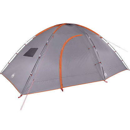 vidaXL Campingzelt 8 Personen Orange Wasserdicht