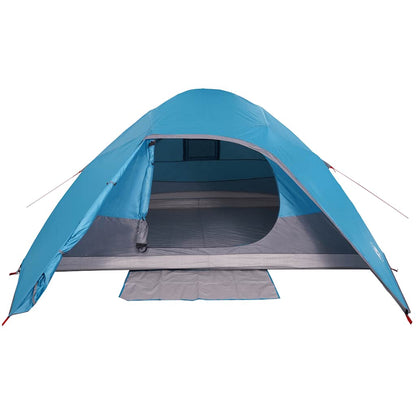vidaXL Kuppel-Campingzelt 4 Personen Blau Wasserdicht