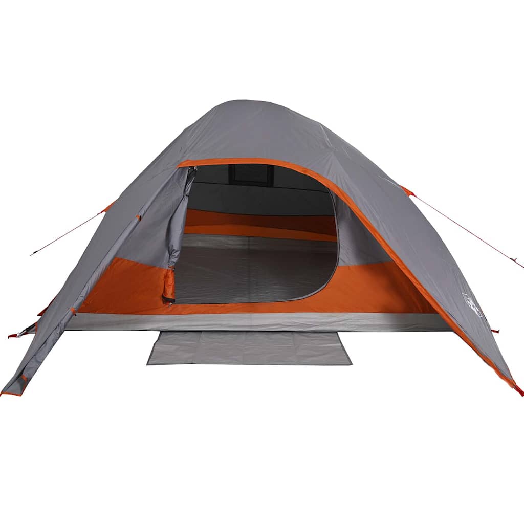 vidaXL Tente dôme de camping 4 personnes gris imperméable