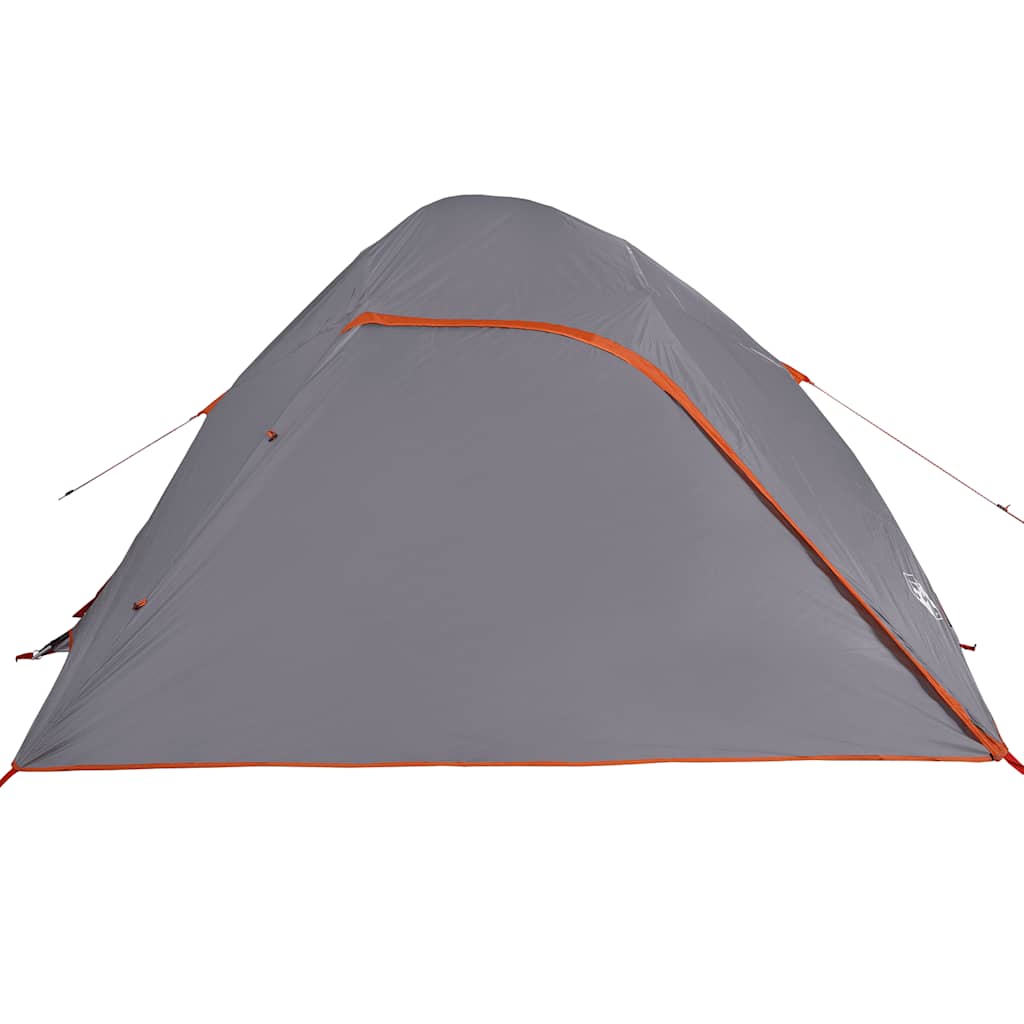 vidaXL Tente dôme de camping 4 personnes gris imperméable