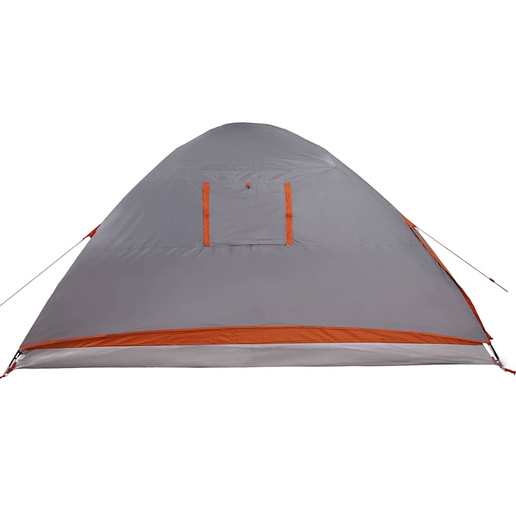 vidaXL Tente dôme de camping 4 personnes gris imperméable