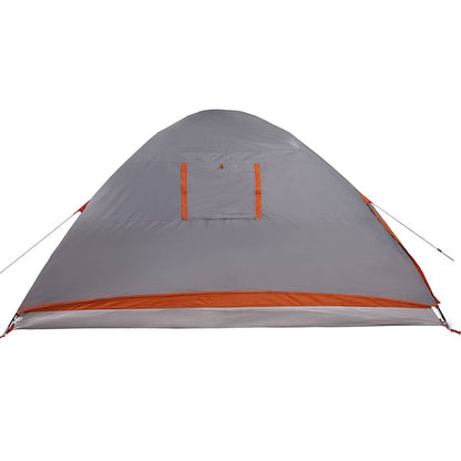 vidaXL Tente dôme de camping 4 personnes gris imperméable