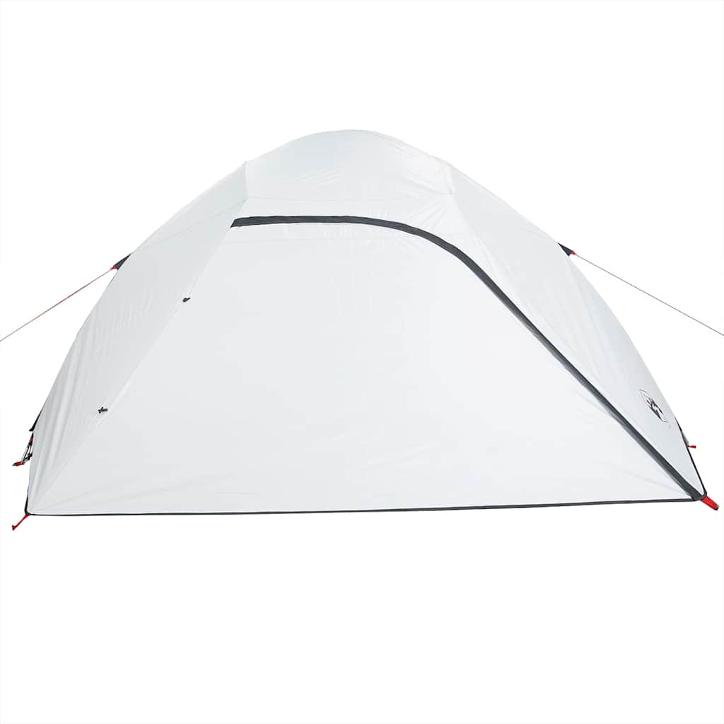 vidaXL Tente dôme de camping 4 personnes Blanc fonçé Étanche