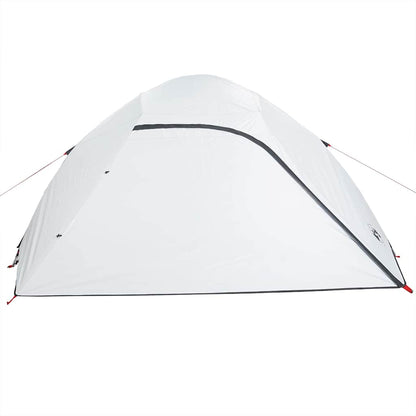 vidaXL Tente dôme de camping 4 personnes Blanc fonçé Étanche