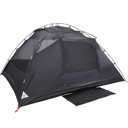vidaXL Tente dôme de camping 4 personnes Blanc fonçé Étanche
