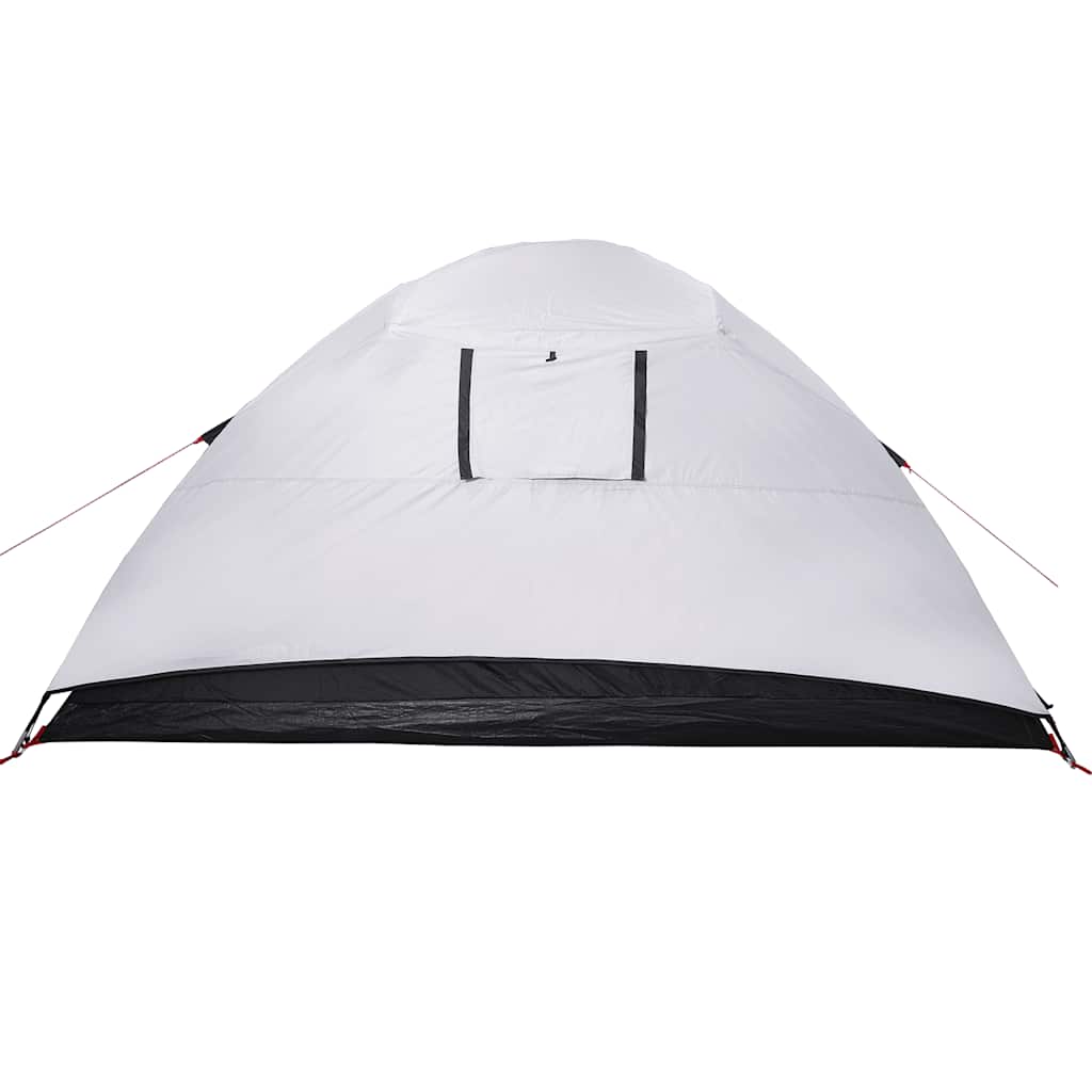 vidaXL Tente dôme de camping 4 personnes Blanc fonçé Étanche
