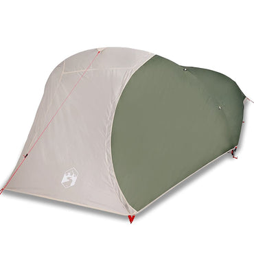 vidaXL Kuppel-Campingzelt 4 Personen Grün Wasserdicht