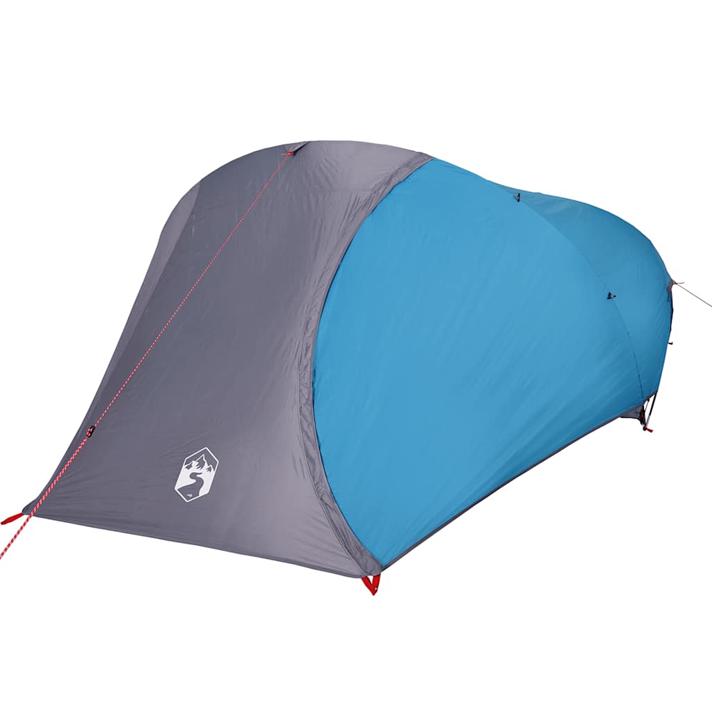 vidaXL Kuppel-Campingzelt 4 Personen Blau Wasserdicht