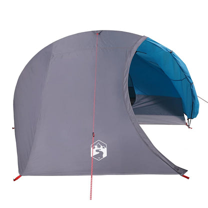 vidaXL Kuppel-Campingzelt 4 Personen Blau Wasserdicht