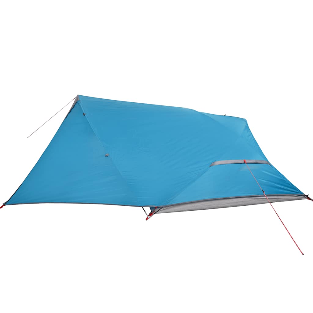 vidaXL Kuppel-Campingzelt 4 Personen Blau Wasserdicht
