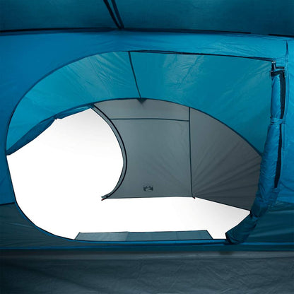 vidaXL Kuppel-Campingzelt 4 Personen Blau Wasserdicht