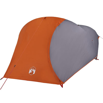 vidaXL Kuppel-Campingzelt 4 Personen Orange Wasserdicht