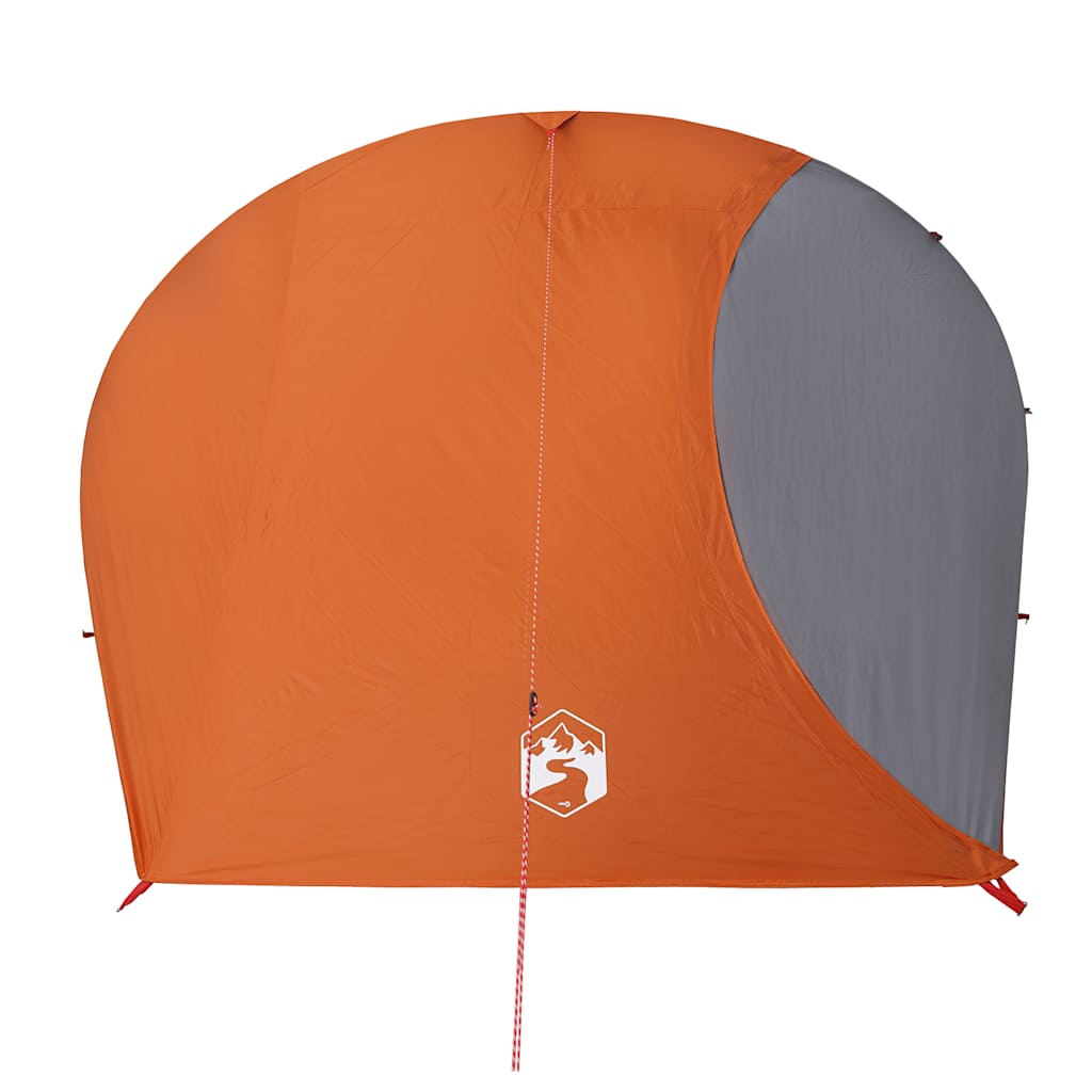 vidaXL Kuppel-Campingzelt 4 Personen Orange Wasserdicht