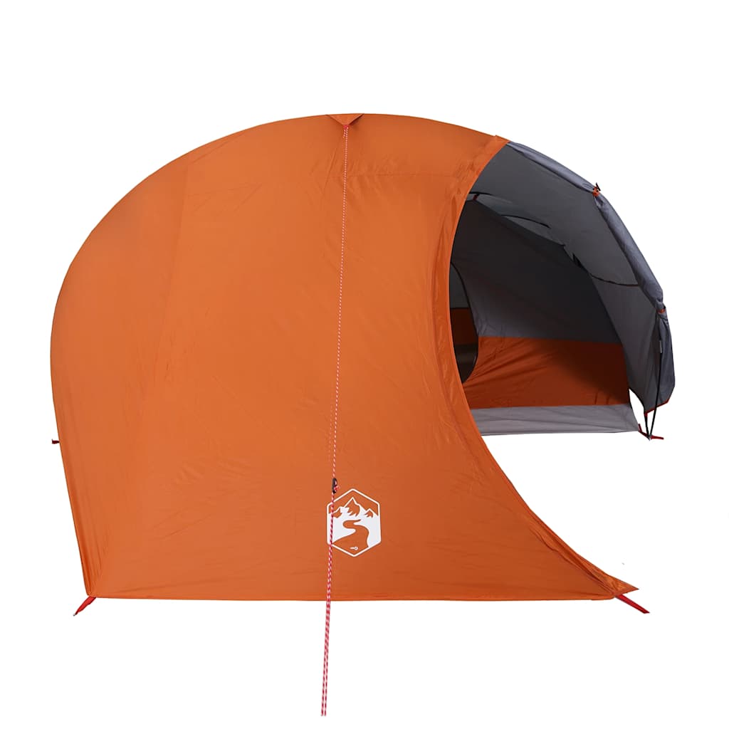 vidaXL Kuppel-Campingzelt 4 Personen Orange Wasserdicht