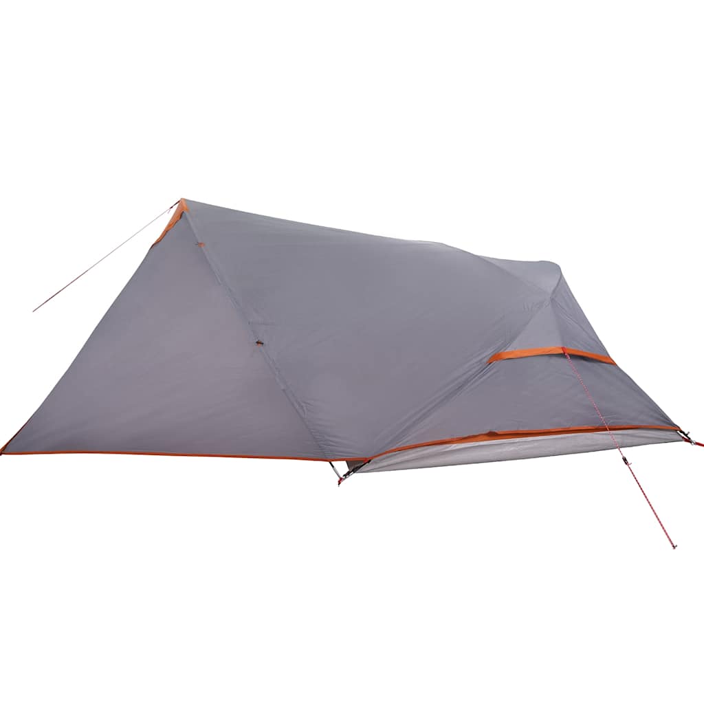 vidaXL Kuppel-Campingzelt 4 Personen Orange Wasserdicht