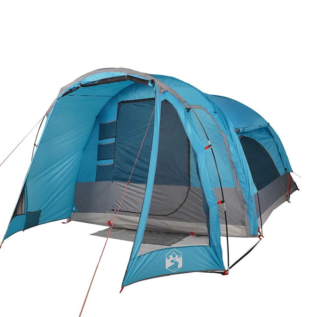 vidaXL Familienzelt 6 Personen Blau Wasserdicht