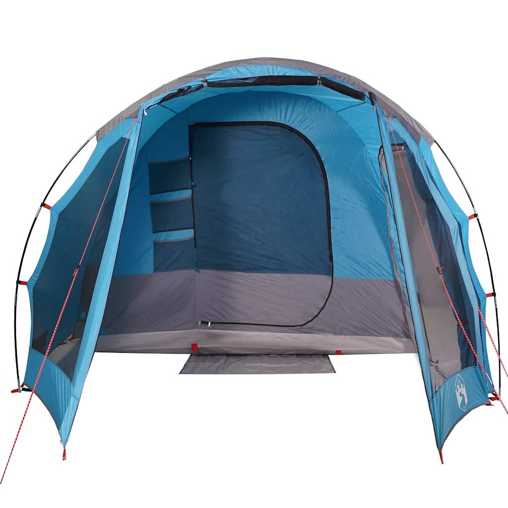 vidaXL Familienzelt 6 Personen Blau Wasserdicht