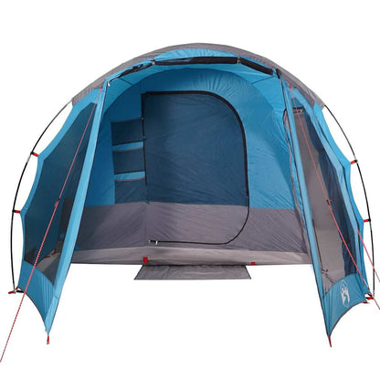 vidaXL Familienzelt 6 Personen Blau Wasserdicht