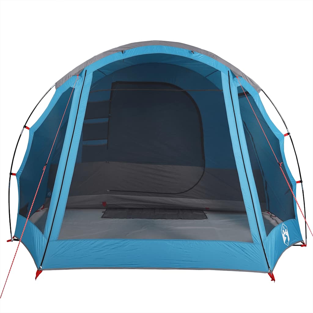 vidaXL Familienzelt 6 Personen Blau Wasserdicht