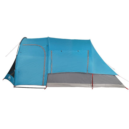 vidaXL Familienzelt 6 Personen Blau Wasserdicht