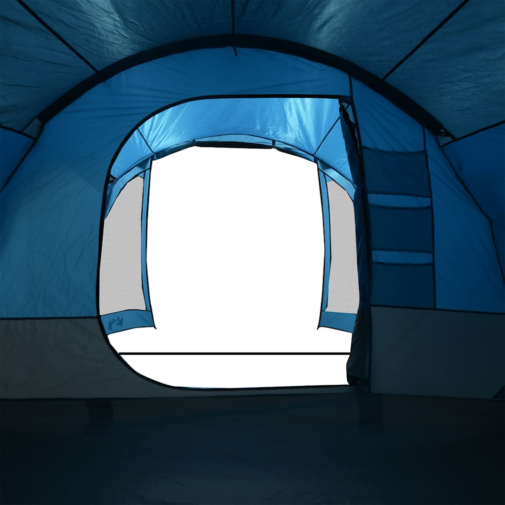 vidaXL Familienzelt 6 Personen Blau Wasserdicht