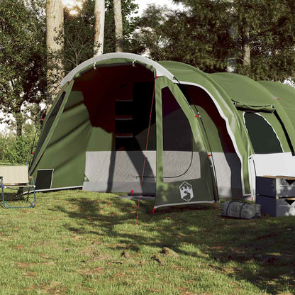 vidaXL Tente tunnel familiale 8 personnes verte imperméable