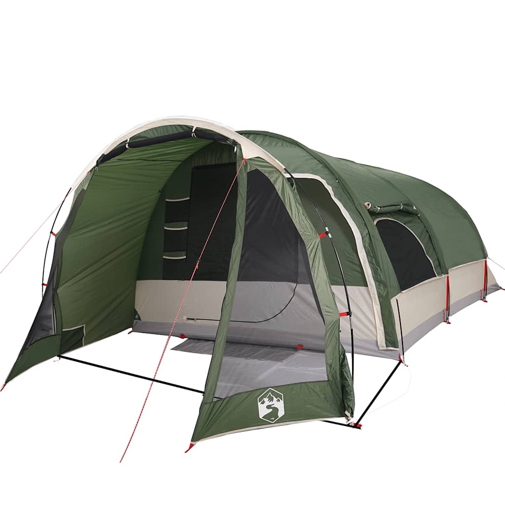 vidaXL Tente tunnel familiale 8 personnes verte imperméable