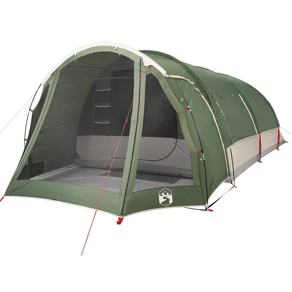 vidaXL Tente tunnel familiale 8 personnes verte imperméable