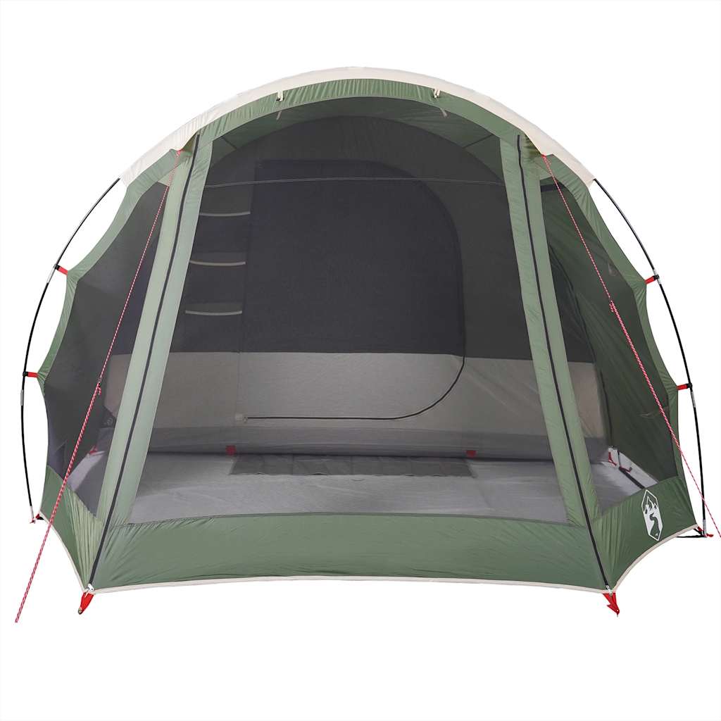 vidaXL Tente tunnel familiale 8 personnes verte imperméable