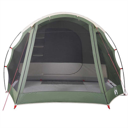 vidaXL Tente tunnel familiale 8 personnes verte imperméable