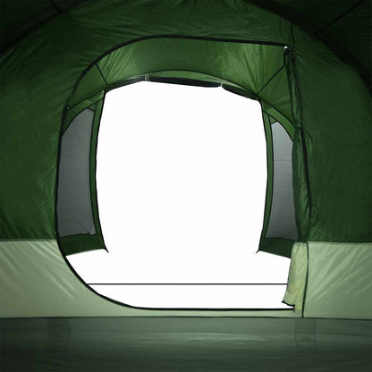 vidaXL Tente tunnel familiale 8 personnes verte imperméable