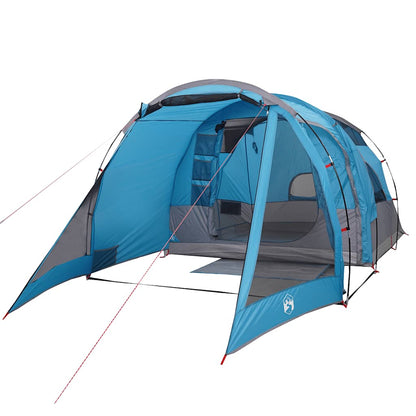 vidaXL Tunnelzelt 4 Personen Blau Wasserdicht