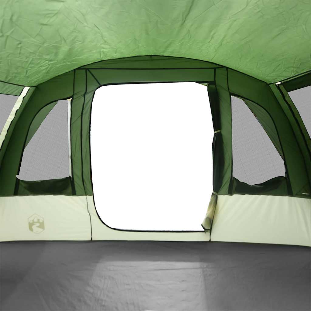 vidaXL Tunnel-Familienzelt 8 Personen Grün Wasserdicht